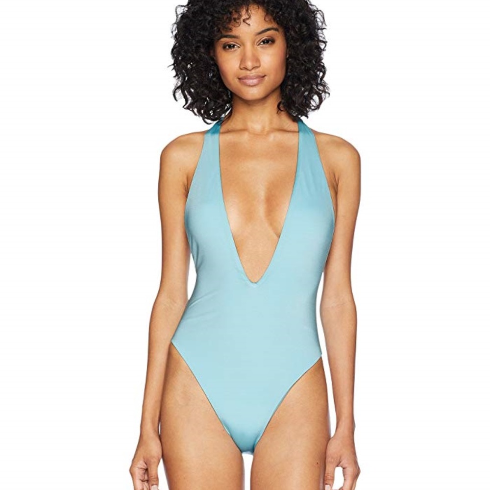 Bikini Lab Solid Racerback One Piece - image 1